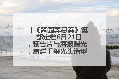 《酱园弄悬案》第一部定档6月21日，预告片与海报曝光，易烊千玺光头造型饰演“周瞎子”