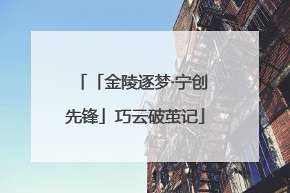「金陵逐梦·宁创先锋」巧云破茧记
