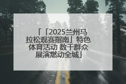 「2025兰州马拉松观赛指南」特色体育活动 数千群众展演燃动全城