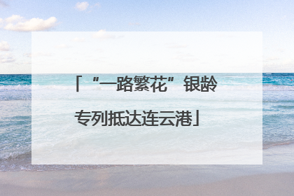 “一路繁花”银龄专列抵达连云港