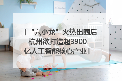 “六小龙”火热出圈后 杭州欲打造超3900亿人工智能核心产业