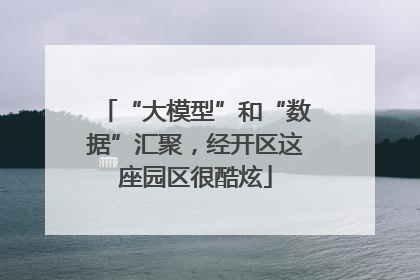 “大模型”和“数据”汇聚，经开区这座园区很酷炫