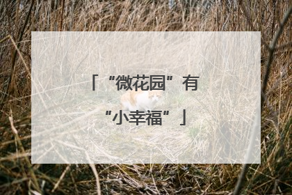 “微花园”有“小幸福”