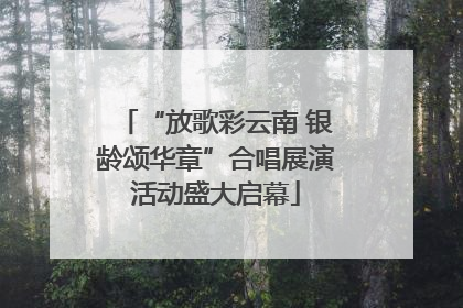 “放歌彩云南 银龄颂华章”合唱展演活动盛大启幕