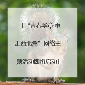 “青春华章·重走西北角”网络主题活动即将启动