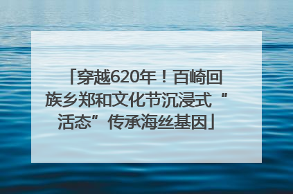 穿越620年！百崎回族乡郑和文化节沉浸式“活态”传承海丝基因