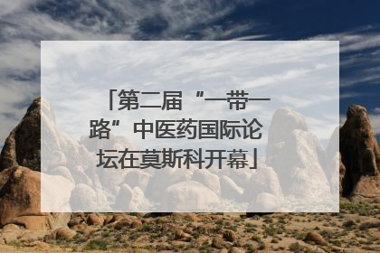 第二届“一带一路”中医药国际论坛在莫斯科开幕