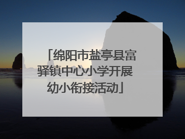 绵阳市盐亭县富驿镇中心小学开展幼小衔接活动