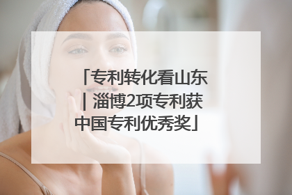 专利转化看山东｜淄博2项专利获中国专利优秀奖