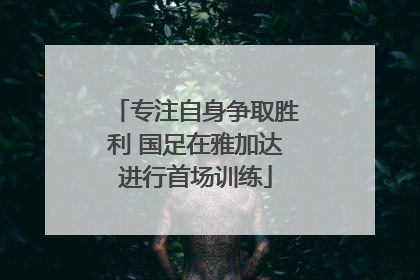 专注自身争取胜利 国足在雅加达进行首场训练