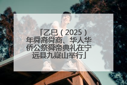 乙巳（2025）年舜裔舜商、华人华侨公祭舜帝典礼在宁远县九嶷山举行