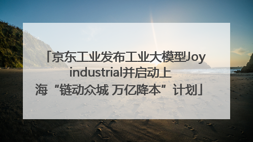 京东工业发布工业大模型Joy industrial并启动上海“链动众城 万亿降本”计划