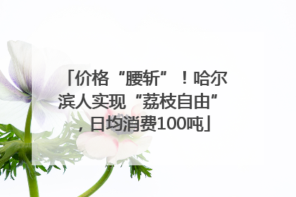 价格“腰斩”！哈尔滨人实现“荔枝自由”，日均消费100吨