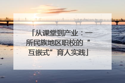 从课堂到产业：一所民族地区职校的“互嵌式”育人实践