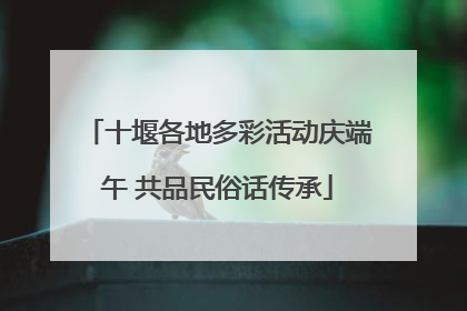 十堰各地多彩活动庆端午 共品民俗话传承