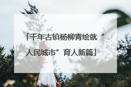 千年古镇杨柳青绘就“人民城市”育人新篇