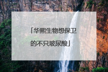 华熙生物想保卫的不只玻尿酸