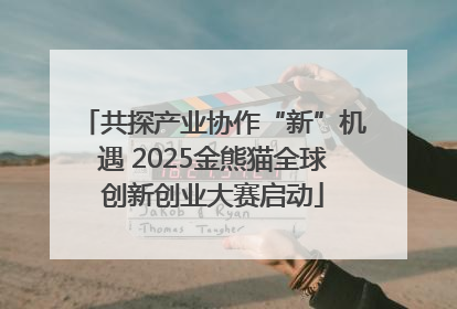 共探产业协作“新”机遇 2025金熊猫全球创新创业大赛启动