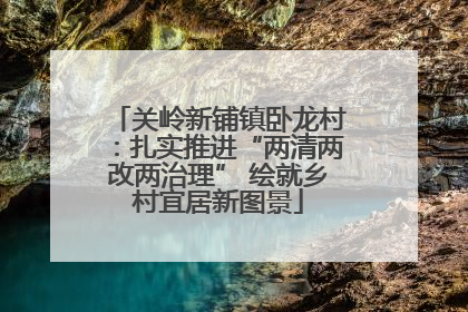 关岭新铺镇卧龙村：扎实推进“两清两改两治理” 绘就乡村宜居新图景