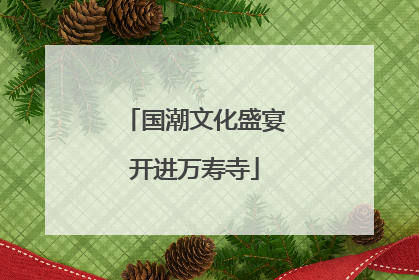国潮文化盛宴开进万寿寺