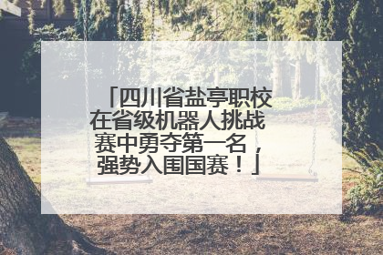 四川省盐亭职校在省级机器人挑战赛中勇夺第一名，强势入围国赛！