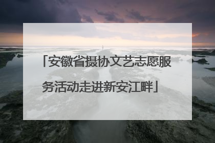 安徽省摄协文艺志愿服务活动走进新安江畔