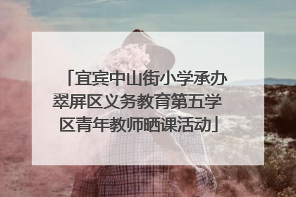 宜宾中山街小学承办翠屏区义务教育第五学区青年教师晒课活动