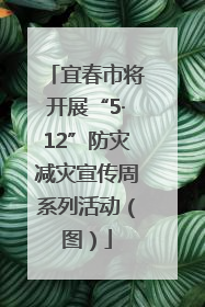 宜春市将开展“5·12”防灾减灾宣传周系列活动（图）