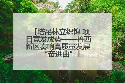 塔吊林立织锦 项目竞发成势——鲁西新区奏响高质量发展“奋进曲”