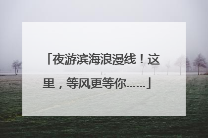 夜游滨海浪漫线！这里，等风更等你……