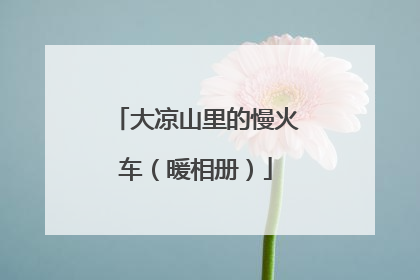 大凉山里的慢火车（暖相册）