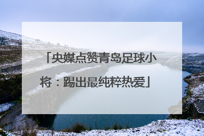 央媒点赞青岛足球小将：踢出最纯粹热爱