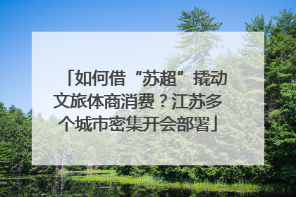 如何借“苏超”撬动文旅体商消费？江苏多个城市密集开会部署
