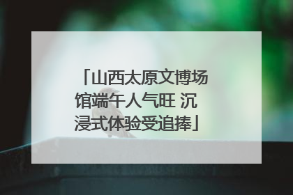 山西太原文博场馆端午人气旺 沉浸式体验受追捧