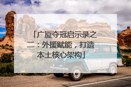 广厦夺冠启示录之二：外援赋能，打造本土核心架构