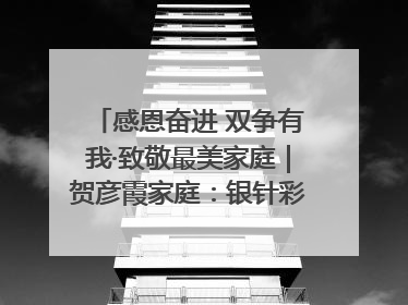 感恩奋进 双争有我·致敬最美家庭｜贺彦霞家庭：银针彩线绣出好日子