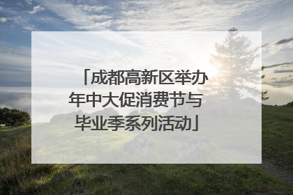 成都高新区举办年中大促消费节与毕业季系列活动