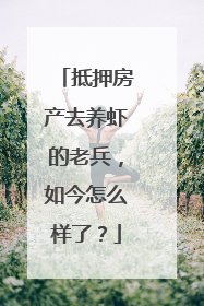 抵押房产去养虾的老兵，如今怎么样了？