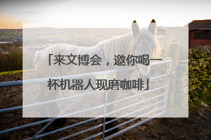 来文博会，邀你喝一杯机器人现磨咖啡