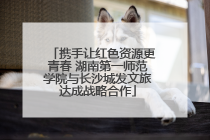 携手让红色资源更青春 湖南第一师范学院与长沙城发文旅达成战略合作