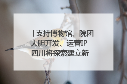 支持博物馆、院团大胆开发、运营IP 四川将探索建立新的收入分配激励机制｜新闻发布最前线