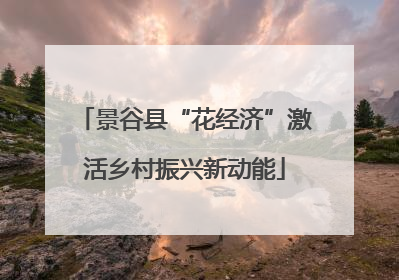 景谷县“花经济”激活乡村振兴新动能