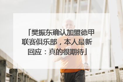 樊振东确认加盟德甲联赛俱乐部，本人最新回应：真的很期待