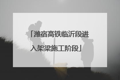 潍宿高铁临沂段进入架梁施工阶段