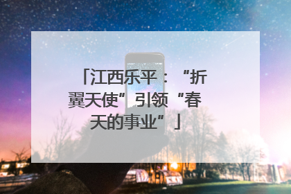 江西乐平：“折翼天使”引领“春天的事业”