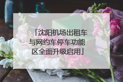 沈阳机场出租车与网约车停车功能区全面升级启用