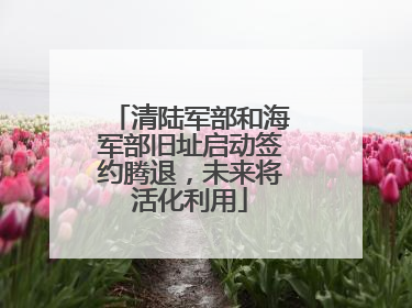 清陆军部和海军部旧址启动签约腾退，未来将活化利用
