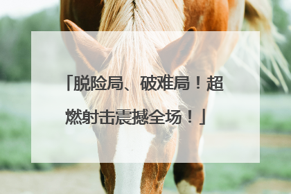 脱险局、破难局！超燃射击震撼全场！