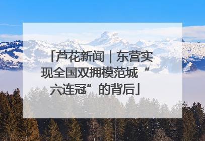 芦花新闻|东营实现全国双拥模范城“六连冠”的背后