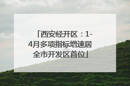 西安经开区：1-4月多项指标增速居全市开发区首位